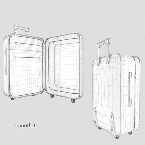 500x500 louis vuitton luggage bag model cgtrader - Luggage Drawing