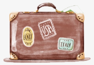 300x207 travel suitcase png, free hd travel suitcase transparent image - Luggage Drawing