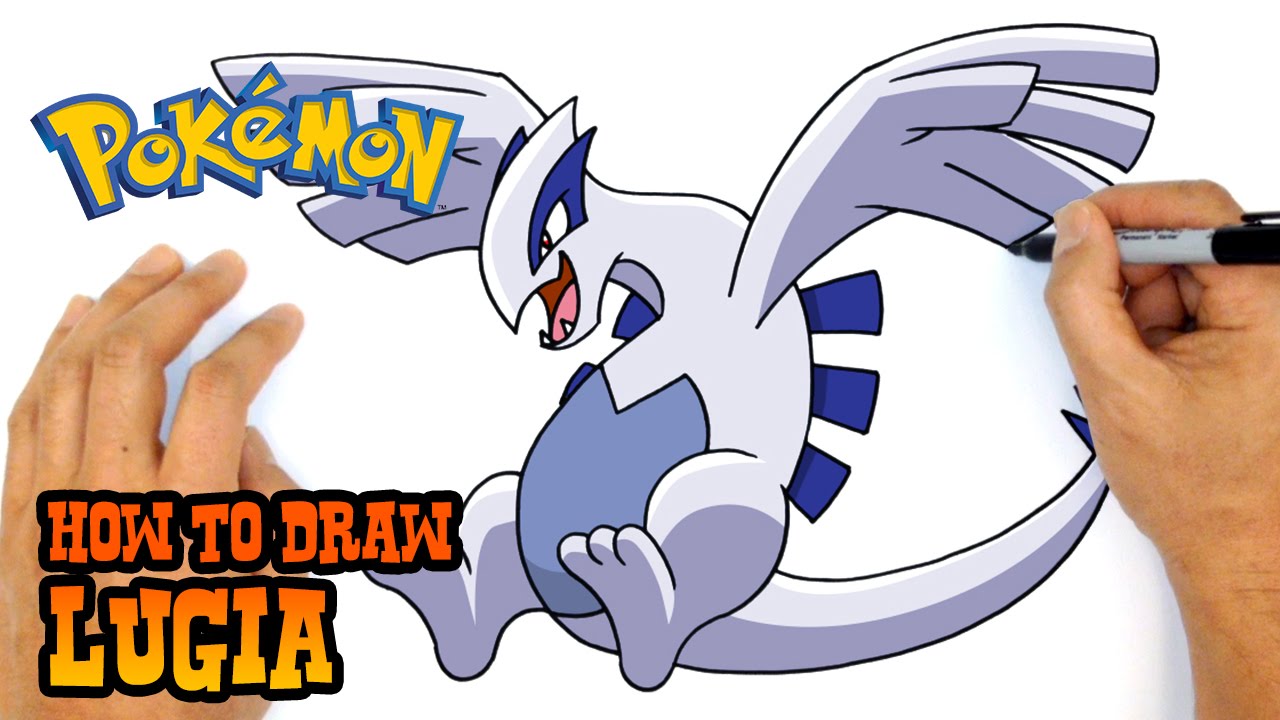 1280x720 How To Draw Lugia Pokemon - Lugia Drawing