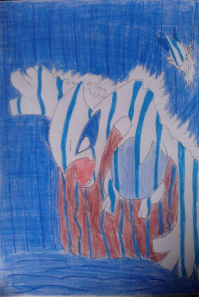 687x1024 Lugia Drawing Amino - Lugia Drawing