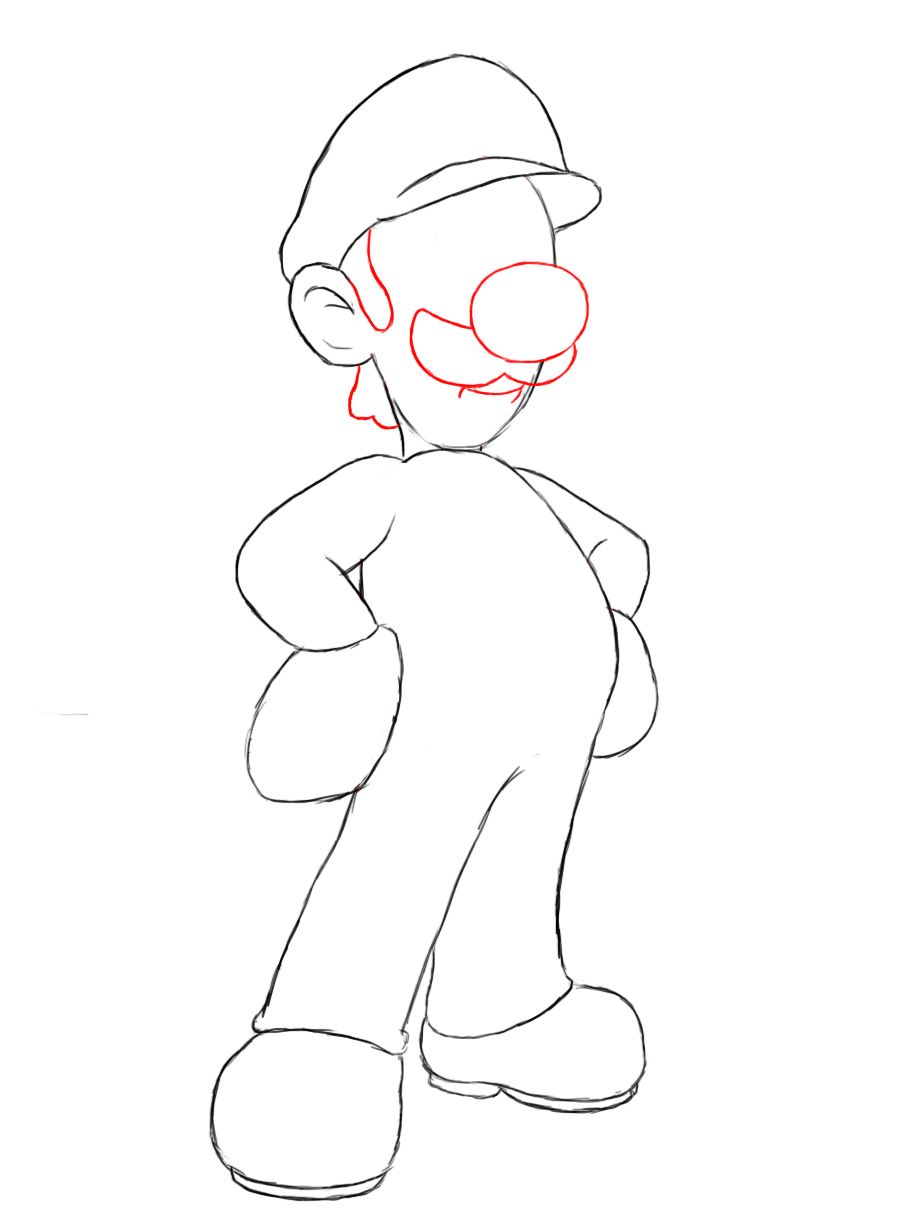 922x1230 how to draw luigi decorated cakes drawings, cartoon drawing - Luigi Drawing