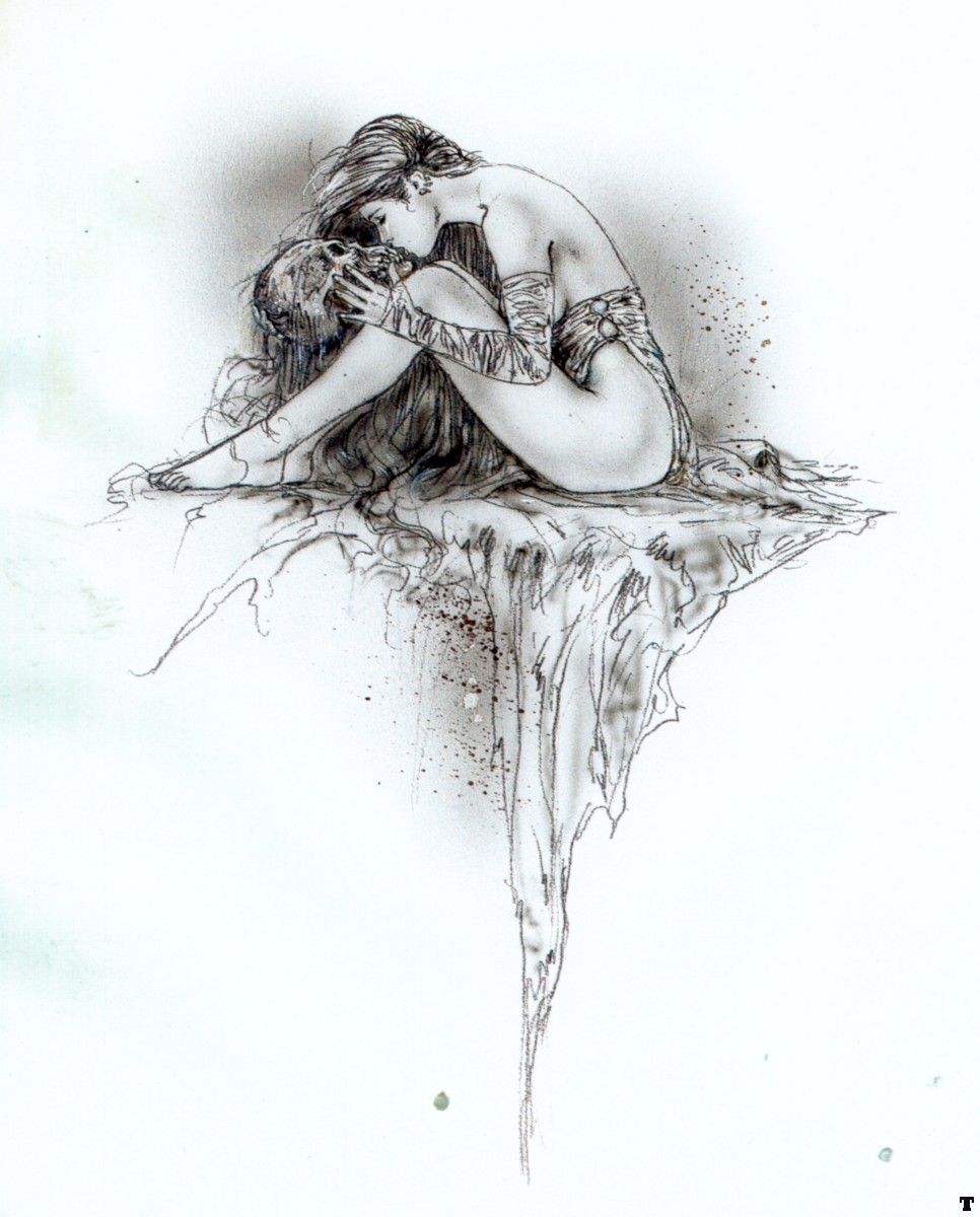 966x1200 Fantasy Art - Luis Royo Drawings
