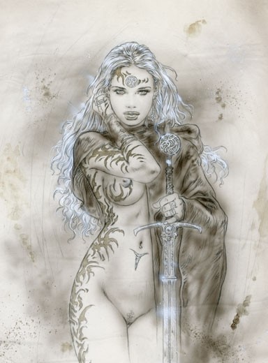 384x520 Subversive Beauty - Luis Royo Drawings