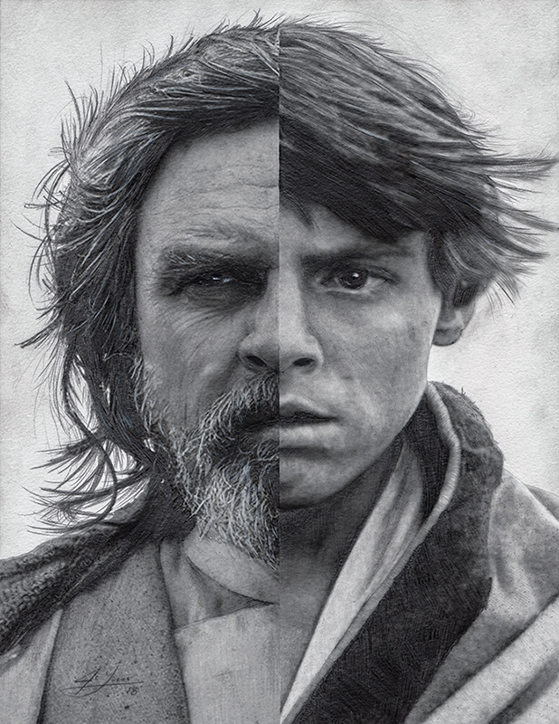 Luke Skywalker Drawing at PaintingValley.com | Explore collection of ...