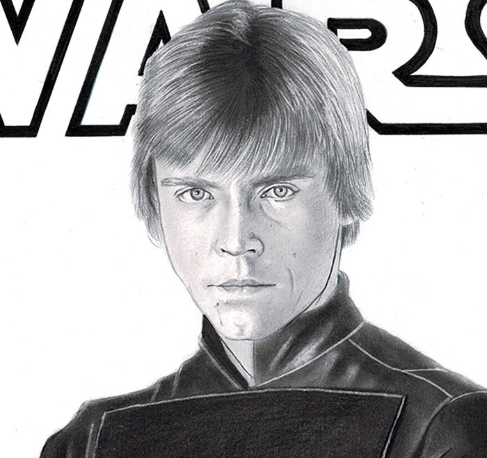 700x659 Luke Skywalker - Luke Skywalker Drawing