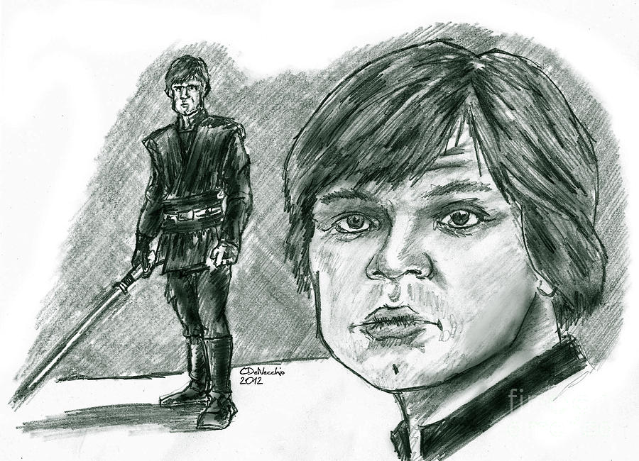 900x650 Luke Skywalker Episode Vi Drawing - Luke Skywalker Drawing