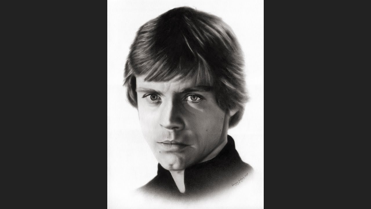 1280x720 Star Wars - Luke Skywalker Drawing