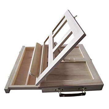 355x355 vonsalor desktop easel with drawer adjustable wood - Lumber Drawing