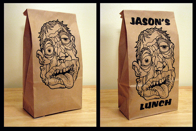 639x426 lunch bag drawings my etsy store has been a little - Lunch Bag Drawings
