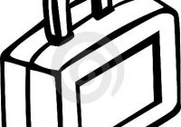 200x140 lunch bag clipart drawing of lunch bag with an apple and chocolate - Lunch Box Drawing