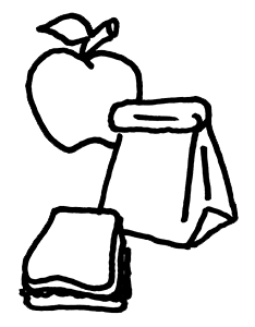 234x300 lunch play paoli methodist nursery school - Lunch Drawing