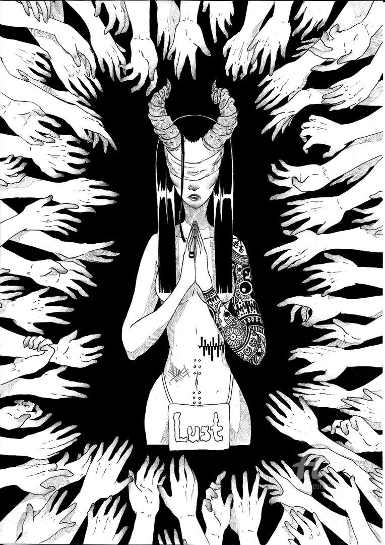 764x1080 lust drawing - Lust Drawing