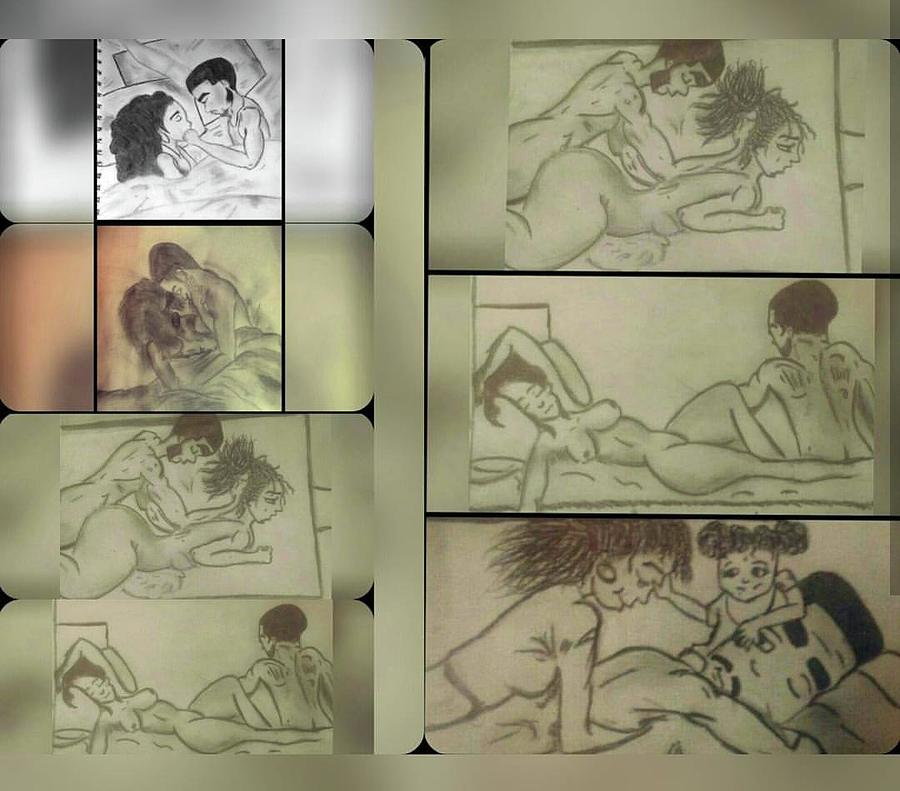 900x791 lust drawing - Lust Drawing