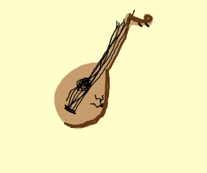 300x250 broken lute drawing - Lute Drawing