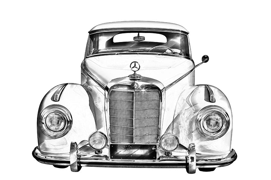 900x600 mercedes benz luxury car drawing photograph - Luxury Car Drawing