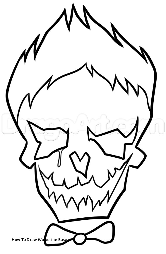 567x867 how to draw wolverine easy the joker coloring pages luxury cute - Luxury Drawing