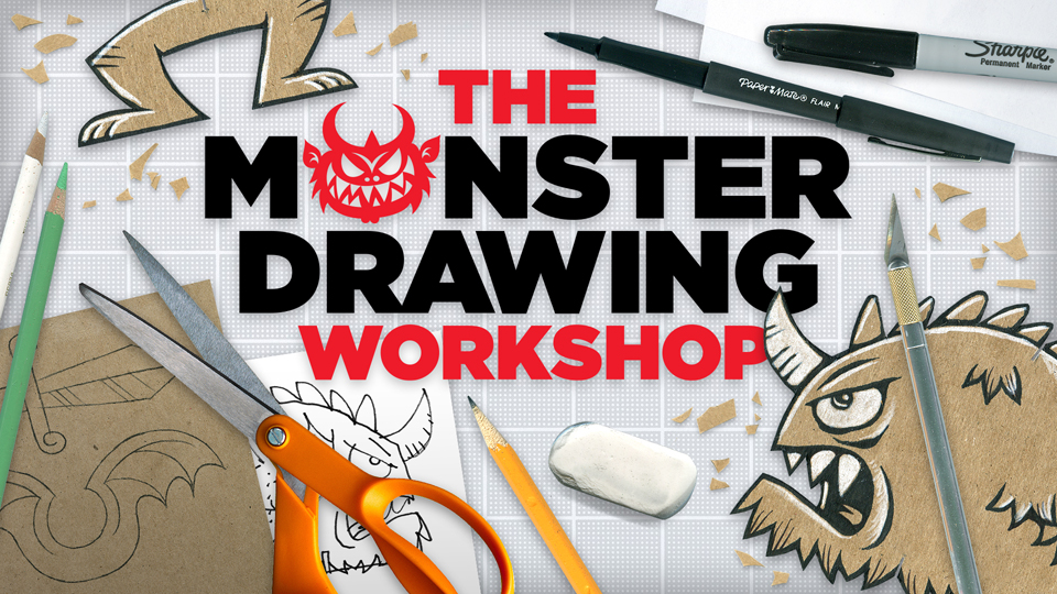 960x540 the monster drawing workshop - Lynda Drawing