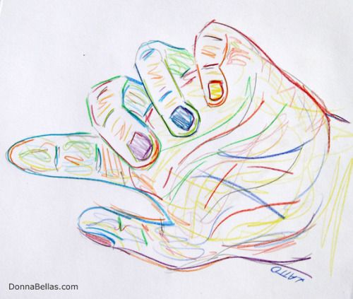 500x423 donnabellasdoodle day drawing challenge day give - Lynda Drawing