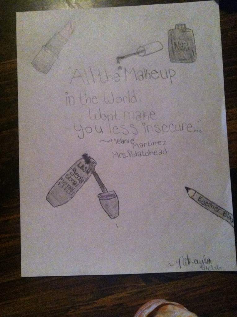 764x1024 Melanie Martinez Lyric Drawing Crybabies Amino - Lyric Drawings