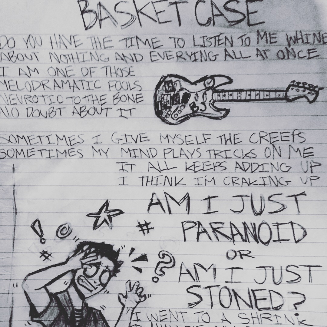 1080x1080 Old Greenday Lyric Drawings - Lyric Drawings