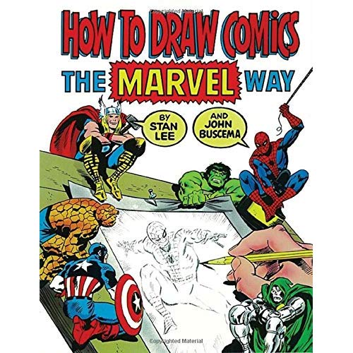 500x500 How To Draw Comics The Marvel Way Stan Lee, John Buscema - M And M Drawing