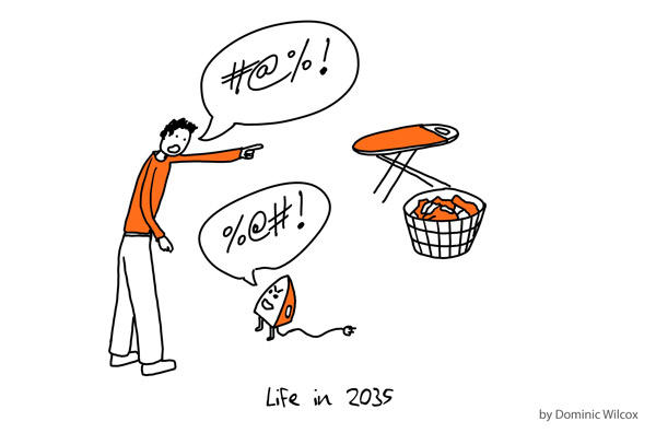 600x396 Drawings Dominic Wilcox - M Drawing