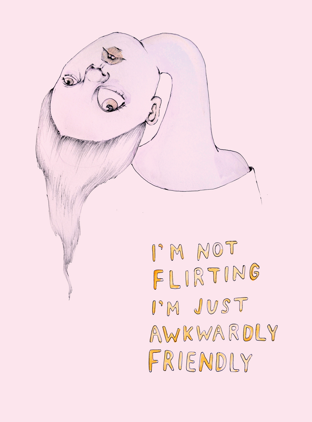 1000x1353 Drawings Ambivalently Yours - M Drawing