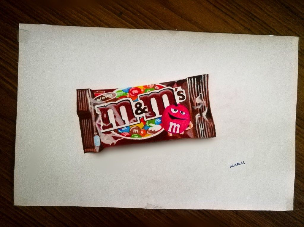 1024x767 Sharing My Artwork Mampm Hyper Realistic Drawing Video Too - M&M Drawing