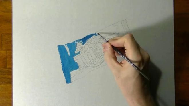 660x371 Videogram Drawing Time Lapse A Bag Of Mampm - M&M Drawing