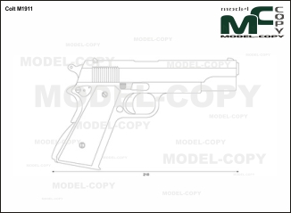 326x239 Colt - M1911 Drawing