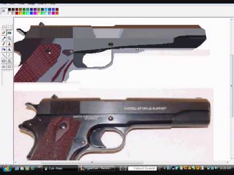 480x360 Colt Drawing - M1911 Drawing