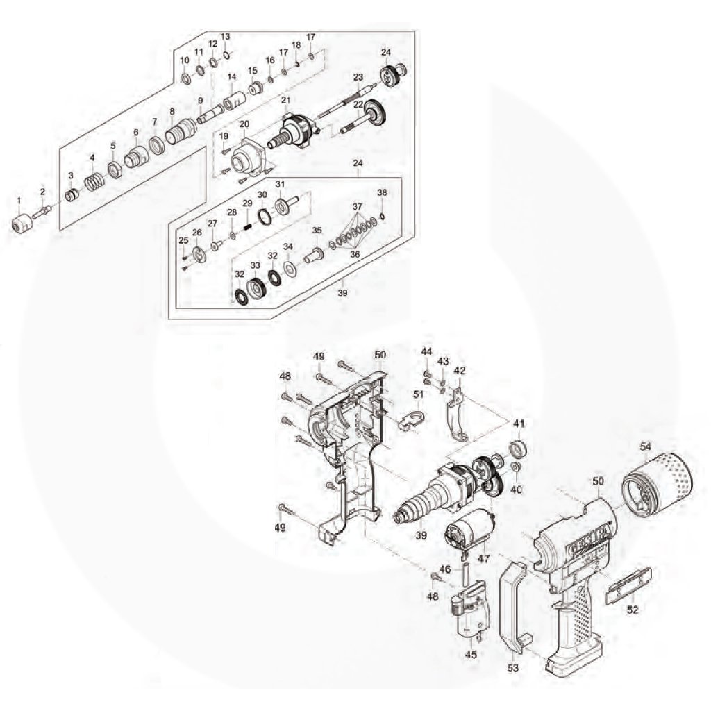 1024x1024 gesipa firebird mandrel tie rod genuine gesipa - M4 Line Drawing