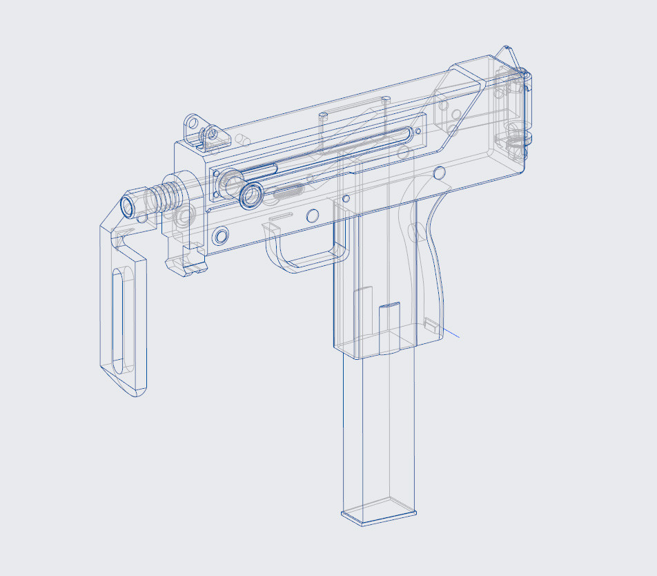 Чертеж mac 10