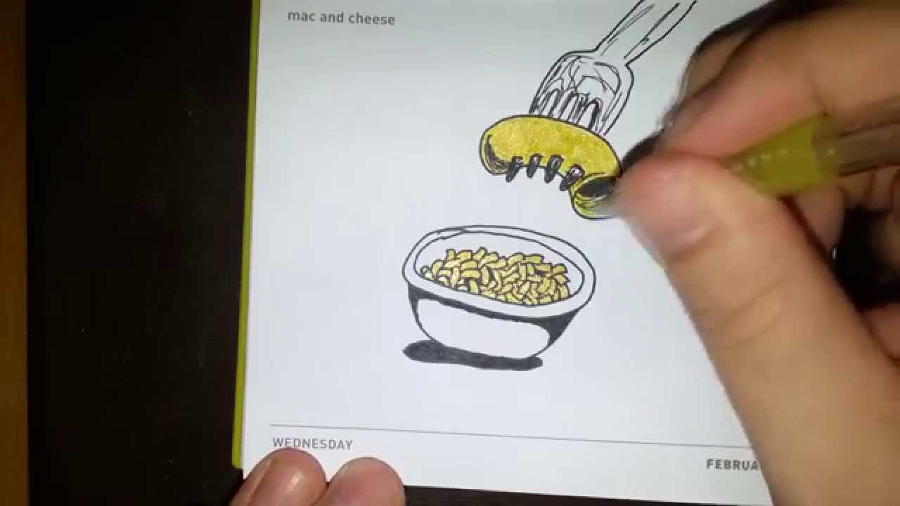 Mac And Cheese Drawing at Explore collection of