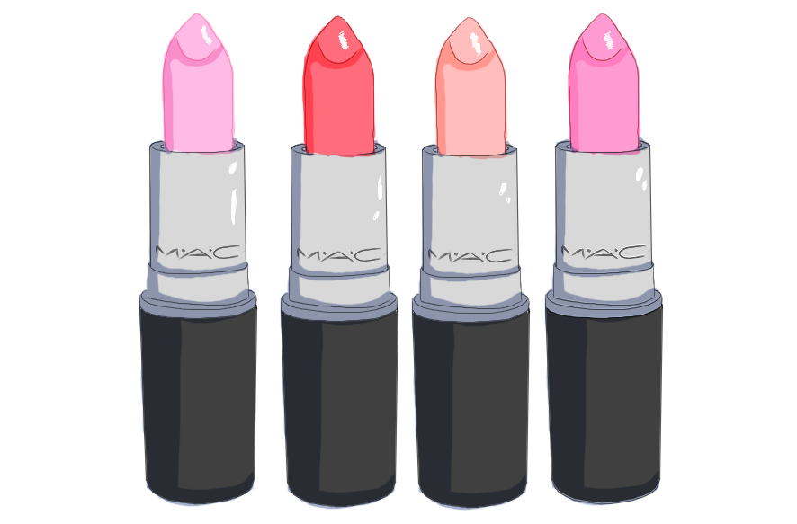 886x583 Mac Via Tumblr On We Heart It - Mac Lipstick Drawing