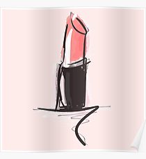 210x230 mac lipstick drawing posters redbubble - Mac Lipstick Drawing