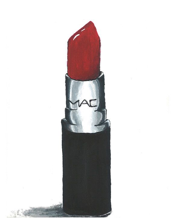 570x724 ruby red mac lipstick - Mac Lipstick Drawing