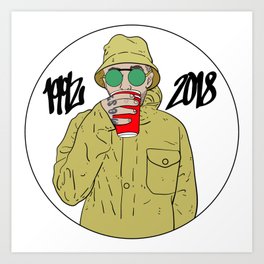 264x264 Mac Miller Art Prints - Mac Miller Drawing