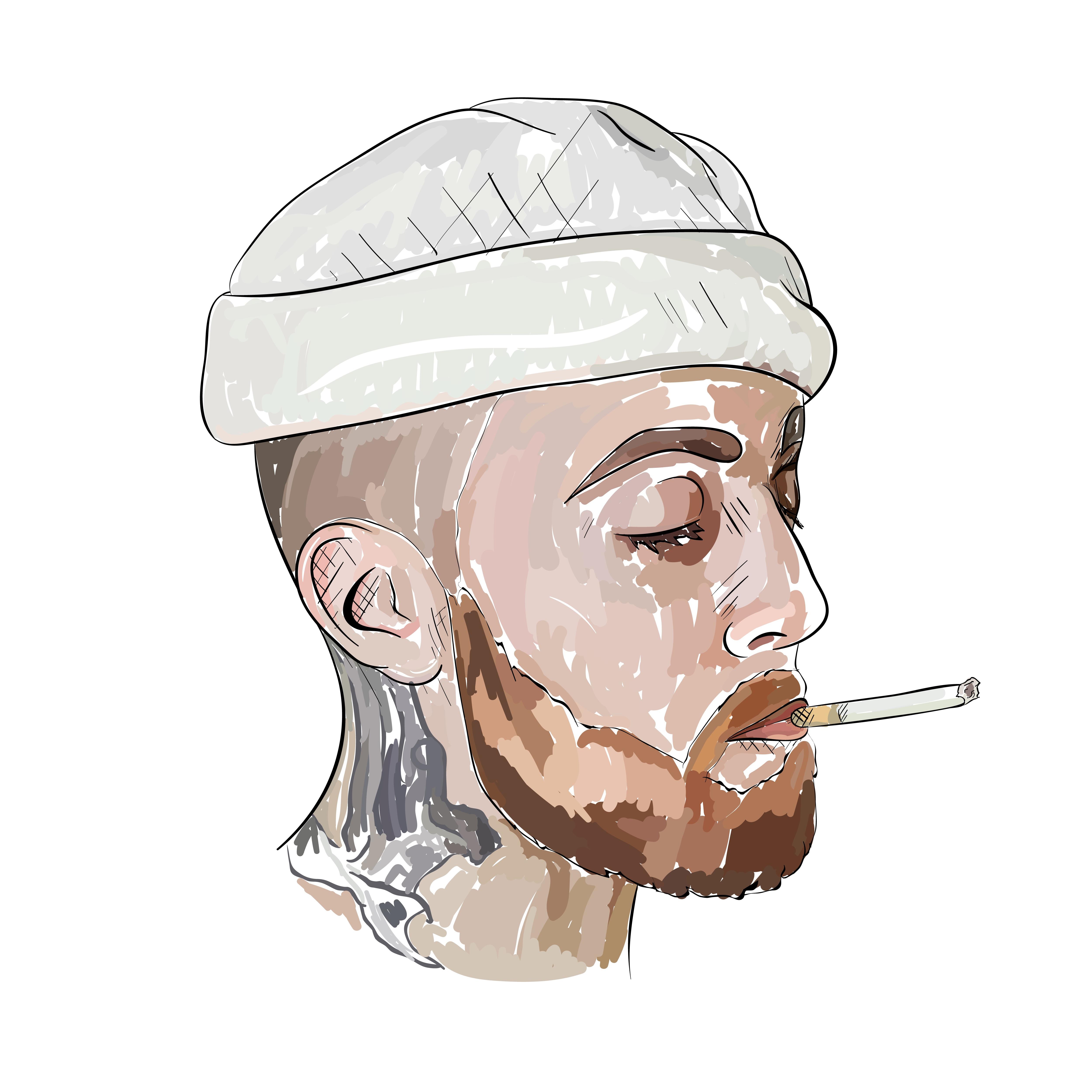 5000x5000 Mac Miller Illustration Drawing - Mac Miller Drawing