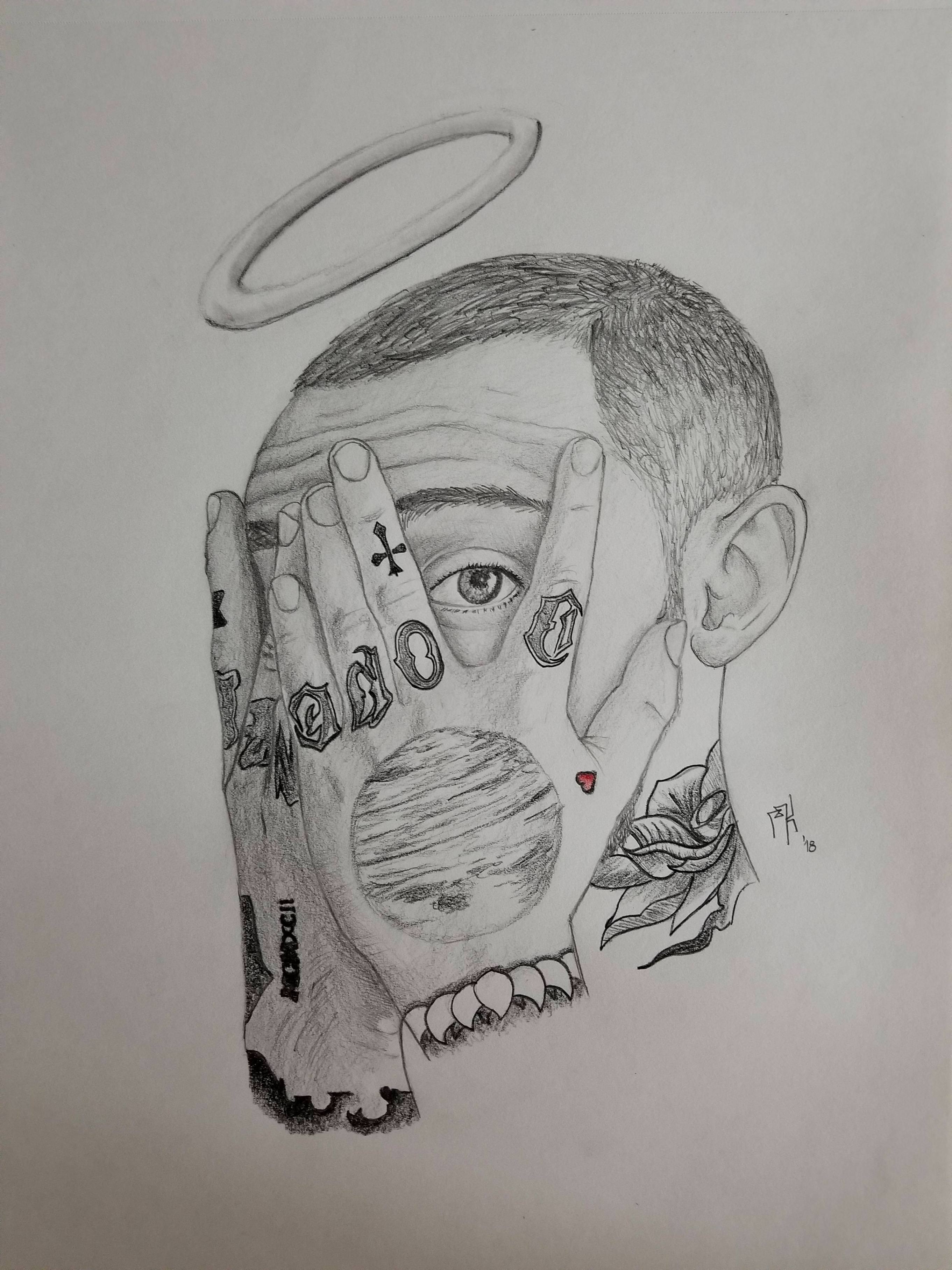 2722x3629 Honoring Mac Miller Drawing - Mac Miller Drawing