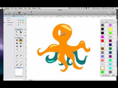 480x360 Freehand Vector Drawing With Artboard - Mac Vector Drawing