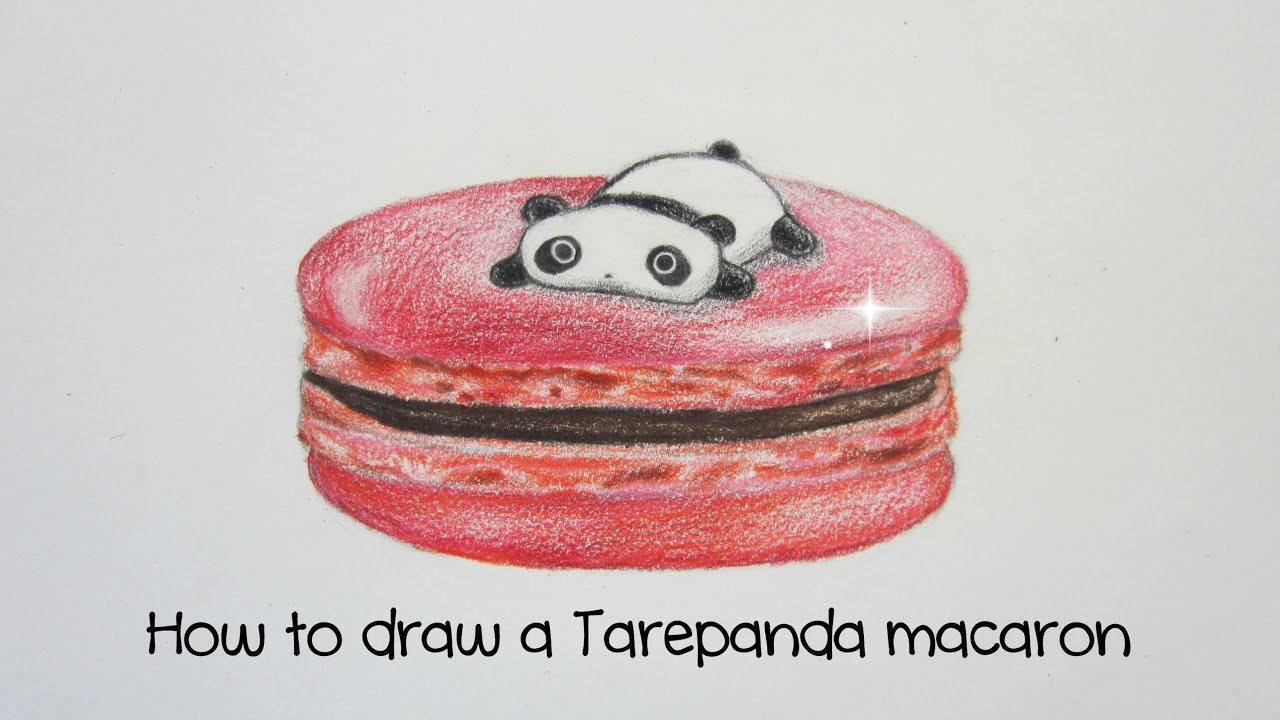 1280x720 How To Draw A Tarepanda Macaron - Macaron Drawing