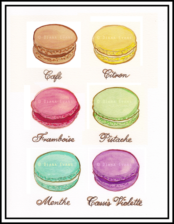 Macaron Drawing at PaintingValley.com | Explore collection of Macaron