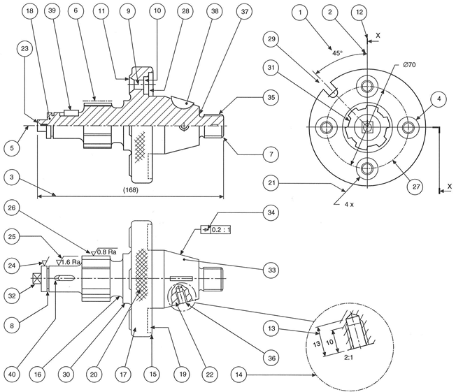 652x561 The Requirements Of Machine Drawings - Machine Drawing
