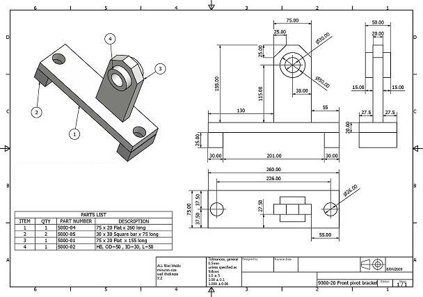 Machining Drawing at PaintingValley.com | Explore collection of ...