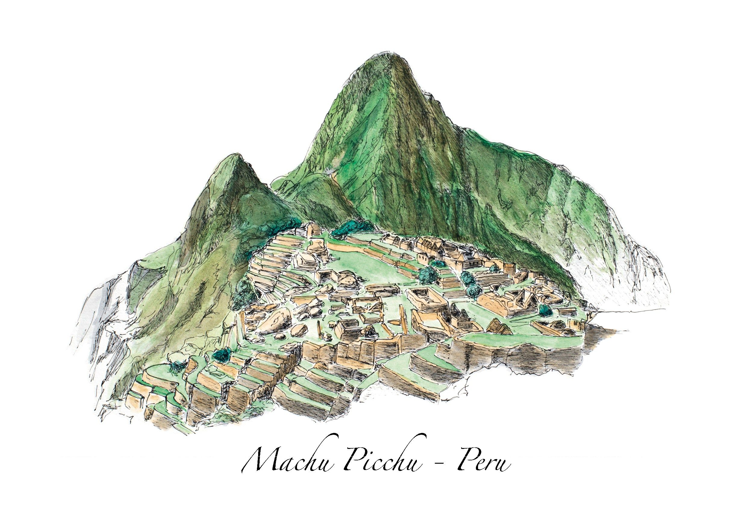 Machu Picchu Drawing at Explore collection of