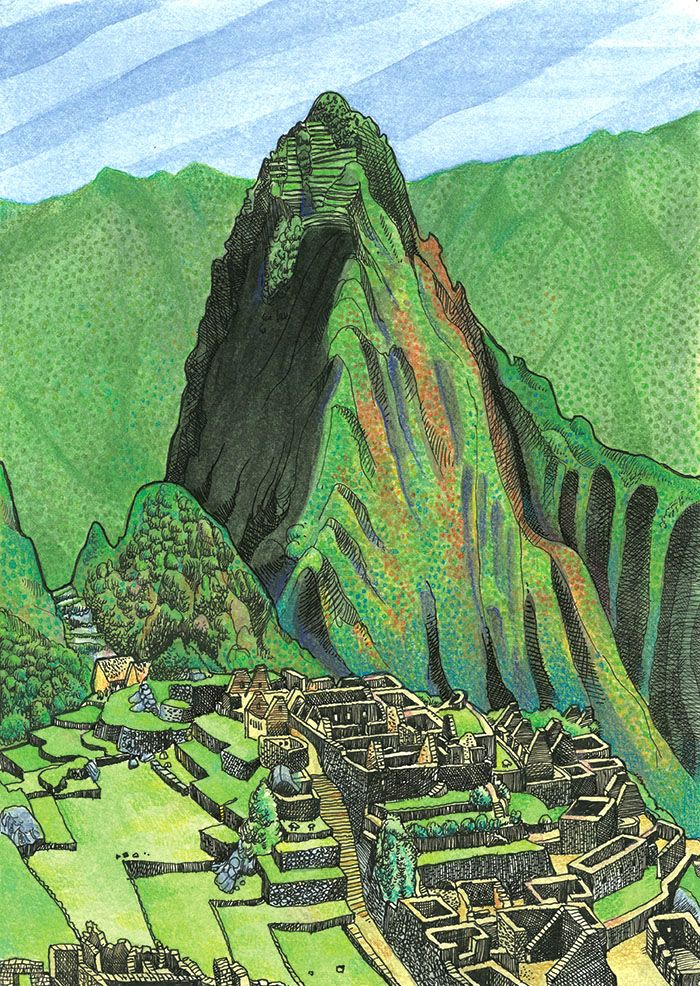 Machu Picchu Drawing at Explore collection of