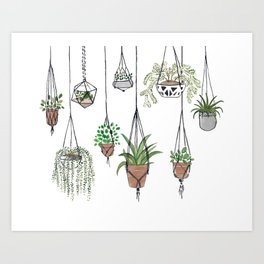264x264 Macrame Art Prints - Macrame Drawing