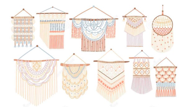 600x345 Macrame Wall Hanging Workshop - Macrame Drawing