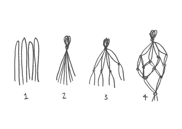 Macrame Drawing at PaintingValley.com | Explore collection of Macrame ...